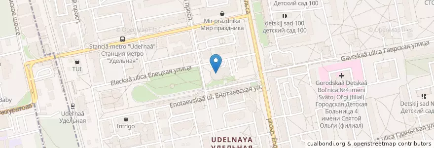 Mapa de ubicacion de McDonald's en Russia, Northwestern Federal District, Leningrad Oblast, Saint Petersburg, Vyborgsky District, Округ Светлановское.