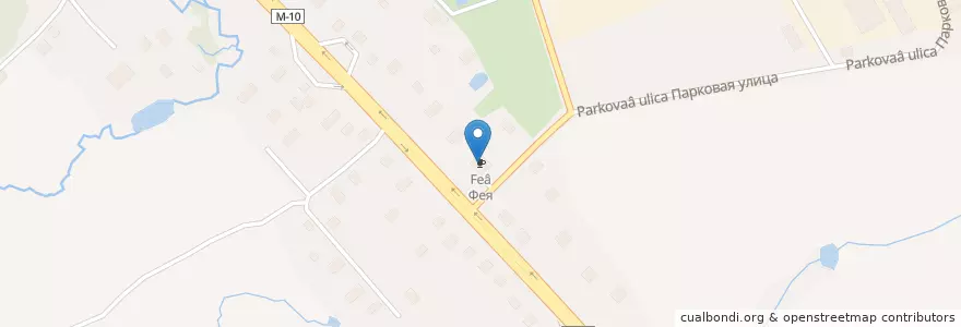 Mapa de ubicacion de Фея en Russie, District Fédéral Du Nord-Ouest, Oblast De Léningrad, Тосненский Район, Тосненское Городское Поселение.