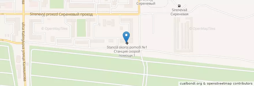 Mapa de ubicacion de Станция скорой помощи №1 en Russland, Föderationskreis Ural, Oblast Tscheljabinsk, Магнитогорский Городской Округ.