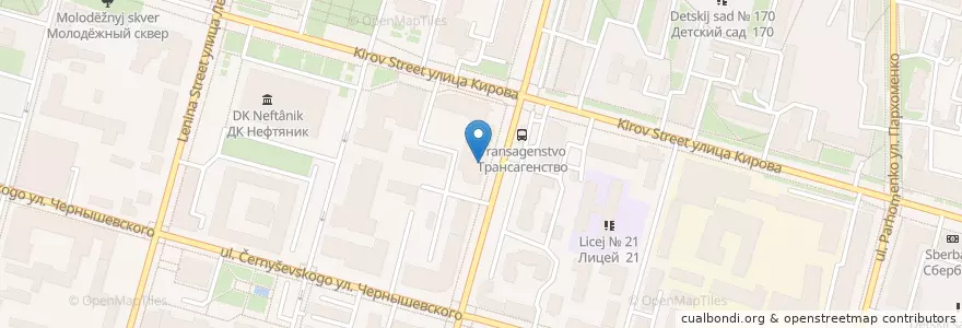 Mapa de ubicacion de ВТБ Банк Москвы en Rusia, Приволжский Федеральный Округ, Башкортостан, Городской Округ Уфа.