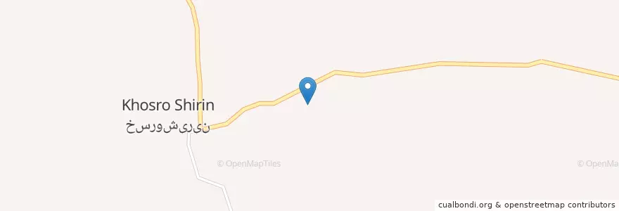 Mapa de ubicacion de خسروشیرین en ایران, استان فارس, شهرستان آباده, بخش بهمن صغاد, دهستان خسروشیرین, خسروشیرین.