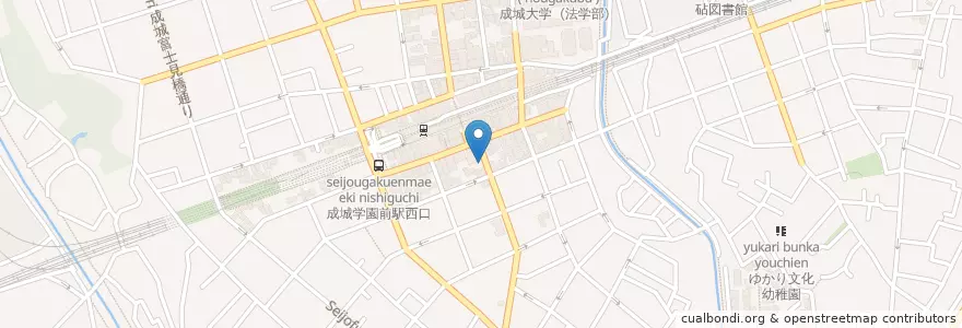 Mapa de ubicacion de タイムズ成城第14 en Japon, Tokyo, 世田谷区.