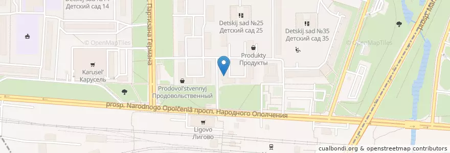 Mapa de ubicacion de Фармакор en Rusland, Северо-Западный Федеральный Округ, Oblast Leningrad, Sint-Petersburg, Красносельский Район.