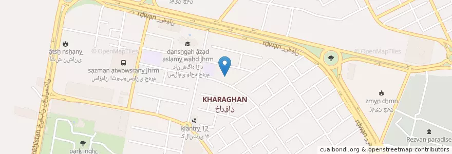 Mapa de ubicacion de جهرم- شیراز en Irão, استان فارس, جهرم- شیراز, بخش مرکزی, دهستان جلگاه, جهرم- شیراز.