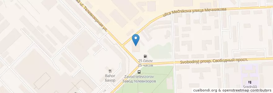 Mapa de ubicacion de 25 часов en 러시아, Сибирский Федеральный Округ, Красноярский Край, Городской Округ Красноярск.
