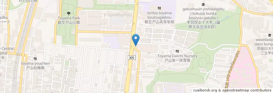 Mapa de ubicacion de エネオス en 日本, 東京都, 新宿区.