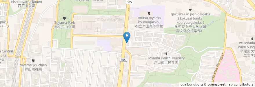 Mapa de ubicacion de 맥도날드 en 일본, 도쿄도, 신주쿠.