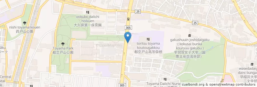 Mapa de ubicacion de 新宿区立元気館 en Japão, Tóquio, 新宿区.
