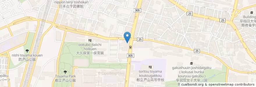 Mapa de ubicacion de Freshness Burger en 日本, 东京都/東京都, 新宿区/新宿區.
