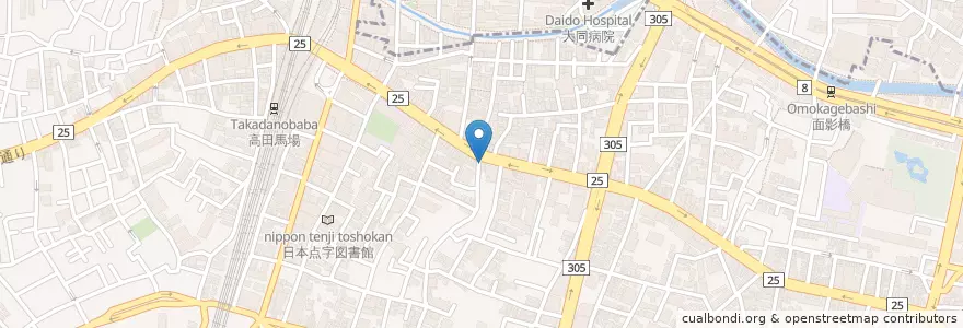 Mapa de ubicacion de タパス・タパス en ژاپن, 東京都, 新宿区.