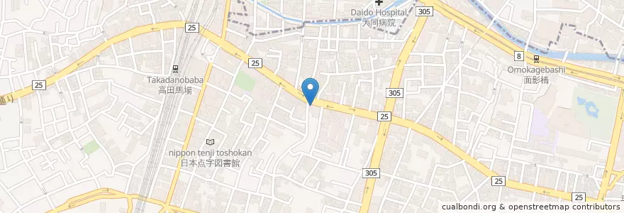 Mapa de ubicacion de 居酒屋 傳王 en ژاپن, 東京都, 新宿区.