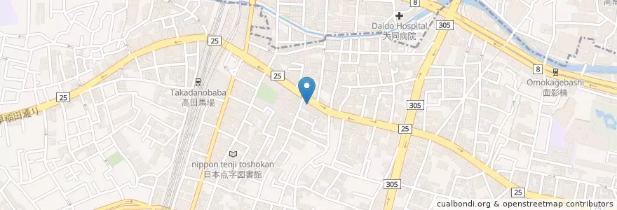 Mapa de ubicacion de Freshness Burger en ژاپن, 東京都, 新宿区.