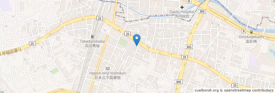 Mapa de ubicacion de ぶ あいそ en Jepun, 東京都, 新宿区.