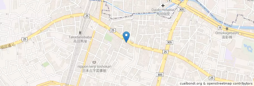 Mapa de ubicacion de ドトールコーヒーショップ en اليابان, 東京都, 新宿区.
