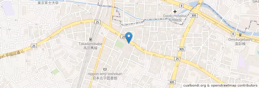 Mapa de ubicacion de 石谷医院 en 일본, 도쿄도, 신주쿠.