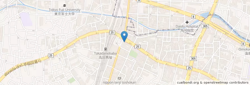 Mapa de ubicacion de 銀座コージーコーナー en 日本, 東京都, 新宿区.