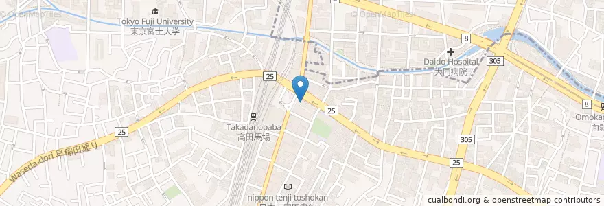 Mapa de ubicacion de だるま en Japón, Tokio, Shinjuku.