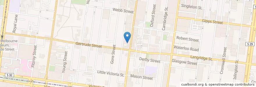 Mapa de ubicacion de Mr Wow's Emporium en Australië, Victoria, City Of Yarra.