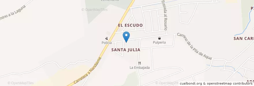 Mapa de ubicacion de Escuela mixta el Escudo en Nicaragua, Granada, Granada (Municipio).