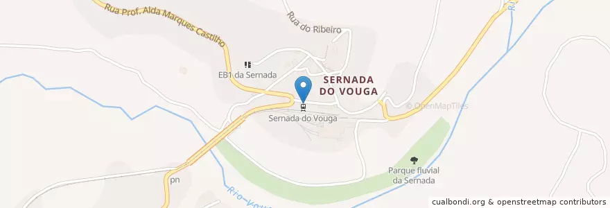 Mapa de ubicacion de Café da Estação en Portugal, Aveiro, Centro, Baixo Vouga, Águeda, Macinhata Do Vouga.