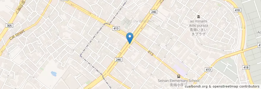 Mapa de ubicacion de Délifrance en ژاپن, 東京都, 渋谷区.