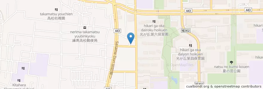 Mapa de ubicacion de ENEOS en Japon, Tokyo, 練馬区.