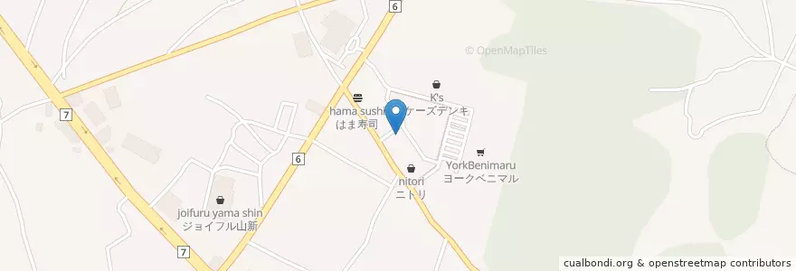 Mapa de ubicacion de タリーズ en Giappone, Prefettura Di Ibaraki, 石岡市.