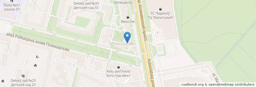 Mapa de ubicacion de Экономь! en Russland, Föderationskreis Nordwest, Oblast Leningrad, Sankt Petersburg, Приморский Район, Округ Комендантский Аэродром.
