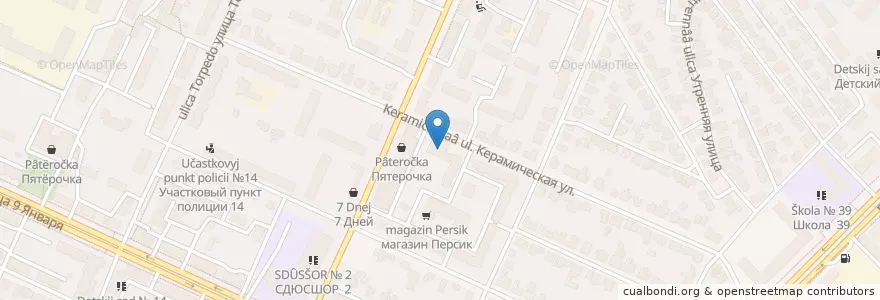 Mapa de ubicacion de Отделение связи №394019 en Rusland, Centraal Federaal District, Oblast Voronezj, Городской Округ Воронеж.