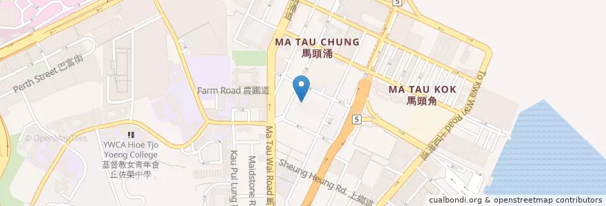 Mapa de ubicacion de Grandview Garden en Китай, Гуандун, Гонконг, Цзюлун, Новые Территории, 九龍城區 Kowloon City District.