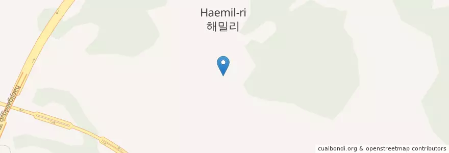Mapa de ubicacion de 해밀동 en Coreia Do Sul, 세종, 해밀동.