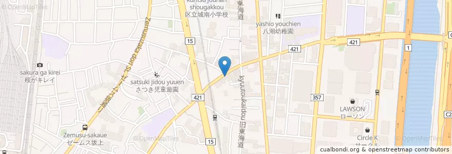 Mapa de ubicacion de てん天 en Japan, 東京都, 品川区.