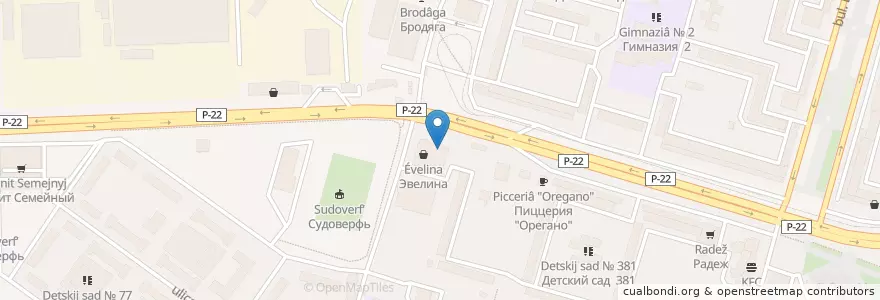 Mapa de ubicacion de Гиппопо en روسيا, منطقة فيدرالية جنوبية, Волгоградская Область, Городской Округ Волгоград.