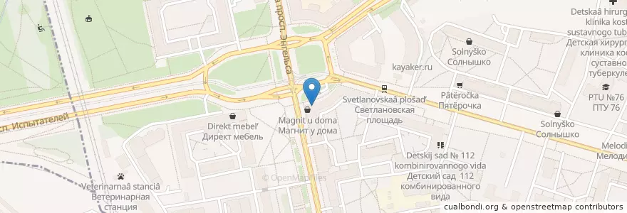 Mapa de ubicacion de Евразия en Russia, Северо-Западный Федеральный Округ, Oblast' Di Leningrado, San Pietroburgo, Выборгский Район.