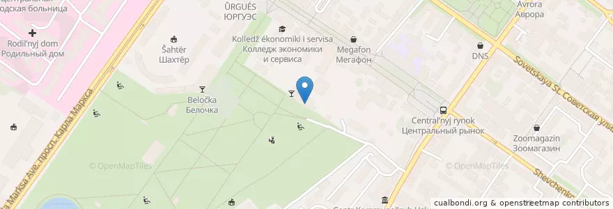 Mapa de ubicacion de Русь en 러시아, 남부연방관구, Ростовская Область, Городской Округ Шахты.