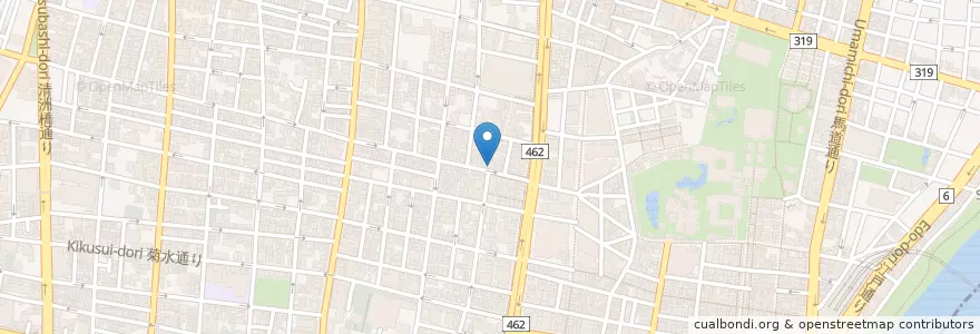 Mapa de ubicacion de どぜう 飯田屋 (Iidaya) en Japon, Tokyo, 台東区.