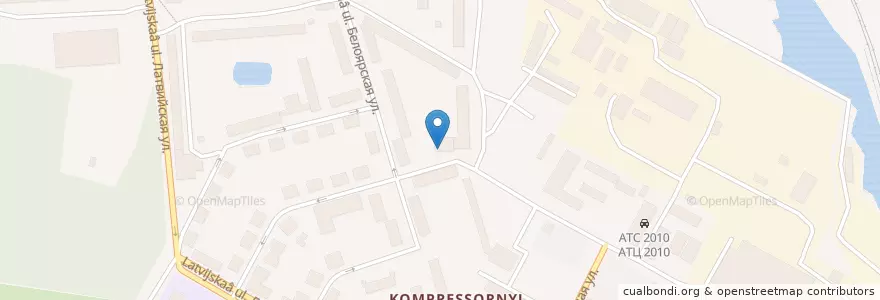 Mapa de ubicacion de Почтовое отделение № 07 en Russie, District Fédéral De L'Oural, Oblast De Sverdlovsk, Городской Округ Екатеринбург.