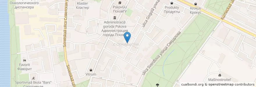Mapa de ubicacion de ЭКСИ-банк en ロシア, 北西連邦管区, プスコフ州, Псковский Район, Городской Округ Псков.