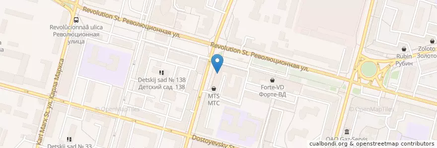 Mapa de ubicacion de Ёлки-палки en روسيا, Приволжский Федеральный Округ, باشقورستان, Городской Округ Уфа.