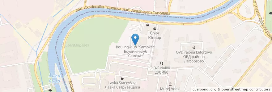 Mapa de ubicacion de Джем en Russia, Central Federal District, Moscow, South-Eastern Administrative Okrug, Basmanny District, Lefortovo District.