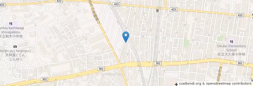 Mapa de ubicacion de 日本電子専門学校 10号館 en ژاپن, 東京都, 新宿区.