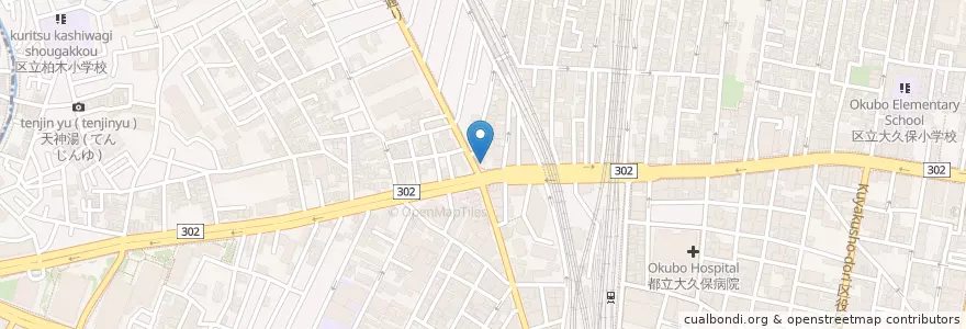 Mapa de ubicacion de 肉あんかけチャーハン en 日本, 東京都, 新宿区.