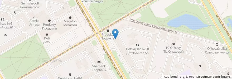 Mapa de ubicacion de Токио-City en 俄罗斯/俄羅斯, Северо-Западный Федеральный Округ, 列宁格勒州, Санкт-Петербург, Приморский Район, Округ Юнтолово.