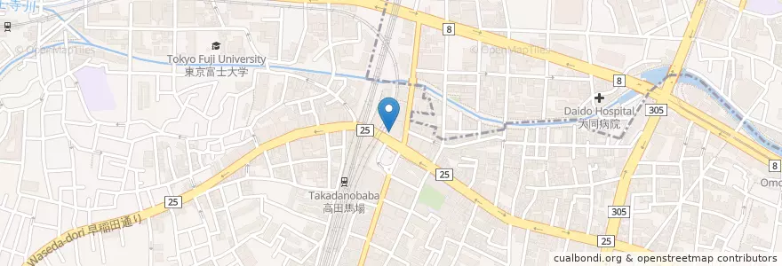 Mapa de ubicacion de マクドナルド en 日本, 东京都/東京都, 新宿区/新宿區.