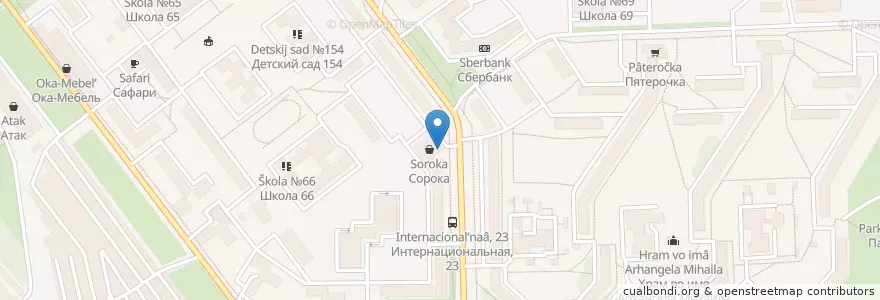 Mapa de ubicacion de Ассоль en Rusia, Центральный Федеральный Округ, Рязанская Область, Городской Округ Рязань.