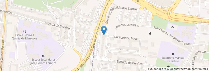 Mapa de ubicacion de Novo Banco en ポルトガル, Área Metropolitana De Lisboa, Lisboa, Grande Lisboa, リスボン.