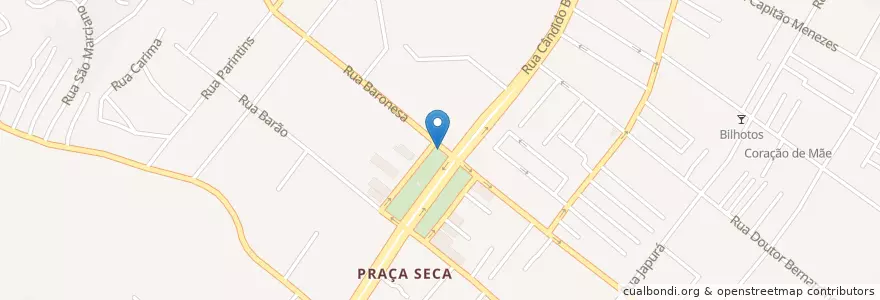 Mapa de ubicacion de Baronesa Táxi en 브라질, 남동지방, 리우데자네이루, Região Geográfica Imediata Do Rio De Janeiro, Região Metropolitana Do Rio De Janeiro, Região Geográfica Intermediária Do Rio De Janeiro, 리우데자네이루.