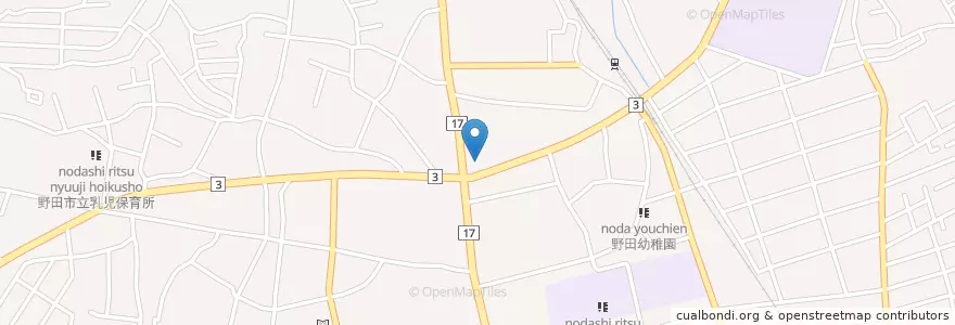 Mapa de ubicacion de 愛宕神社 en Japan, 千葉県, 野田市.