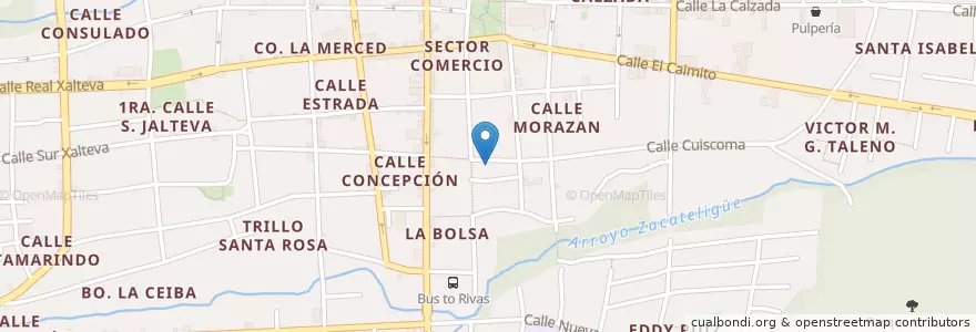 Mapa de ubicacion de Casa de Masa en Nicaragua, Granada, Granada (Municipio).