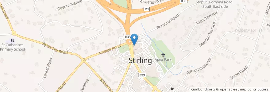 Mapa de ubicacion de Chemmart Stirling en Australia, Australia Meridionale, Adelaide Hills Council.